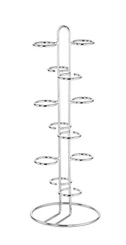 Stojak do serwowania, do szklanek o średnicy 6 cm, 22x22x59 cm | APS 33246