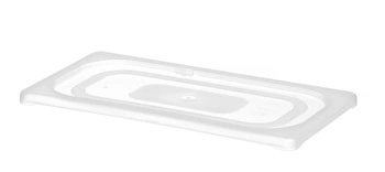 Pokrywka GN 1/3 z białego polipropylenu PROFI LINE | HENDI 880623