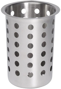 Koszyk na sztućce, stal nierdzewna, 11.5x13. cm | APS 11999