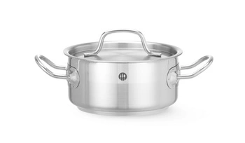 Garnek ze stali nierdzewnej niski - poj. 1.5 l Profi Line | HENDI 830000