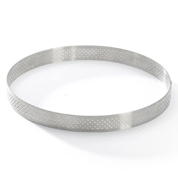 Rant perforowany do ciasta - okrągły 18.5 cm | DE BUYER D-3099-07