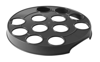 Nośnik do szklanek z piwem, czarny, śr. 31.5x(H)3.5 cm | BARUP 696217