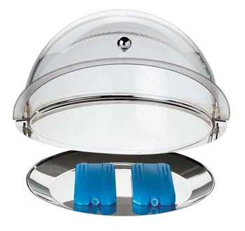 Taca okrągła z wkładem chłodzącym i pokrywą, 35x15 cm | APS 9094