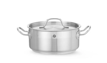 Garnek ze stali nierdzewnej niski - poj. 2.8 l Profi Line | HENDI 830208