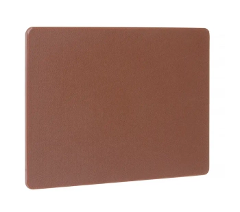 Deska z polietylenu HACCP brązowa, 45x30 cm | HENDI 827048