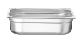 Pojemnik GN 2/3 gł. 10 cm ze stali nierdzewnej KITCHEN LINE | HENDI 806234