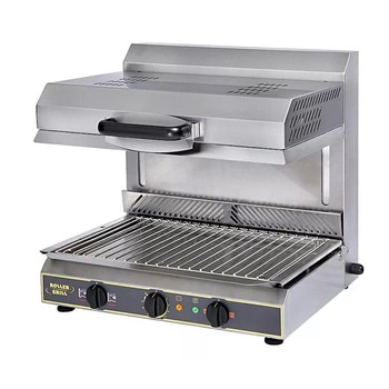 Salamander elektryczny 2-strefowy, ruszt 49.5x37.5 cm, 5 kW, 400 V | ROLLER GRILL SEM 600 PDS