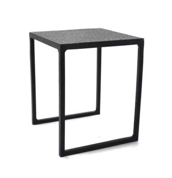 Stojak bufetowy kwadratowy, czarny mat, 12.5x12.5x10.2 cm, Charms | AMBITION 126689