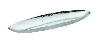 Taca owalna Charms, stal nierdzewna 37x13x2 cm | AMBITION 126672