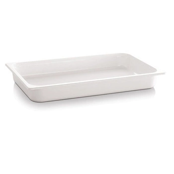 Pojemnik GN 1/4 gł. 6,5 cm z melaminy biały | APS 83751