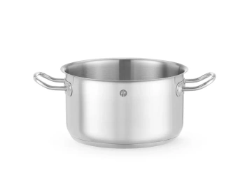 Garnek ze stali nierdzewnej średni Kitchen Line, poj. 3.5 l, średnica 20 cm, wysokość 11,5 cm | HENDI 837719