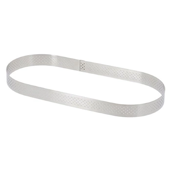 Rant perforowany do ciasta - Oblong  | TOM-GAST D-3099-43