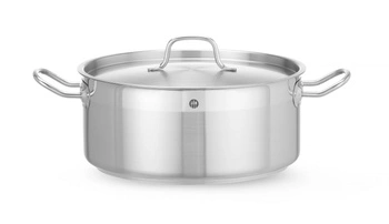 Garnek ze stali nierdzewnej niski - poj. 7.5 l Profi Line | HENDI 830505