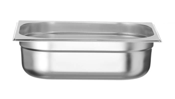 Pojemnik GN 1/2 gł. 10 cm ze stali nierdzewnej BUDGET LINE | HENDI 800331