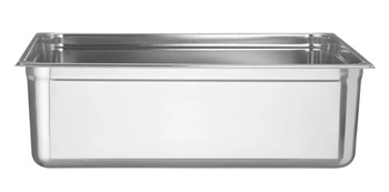 Pojemnik GN 2/1 gł. 20 cm ze stali nierdzewnej PROFI LINE | HENDI 801109