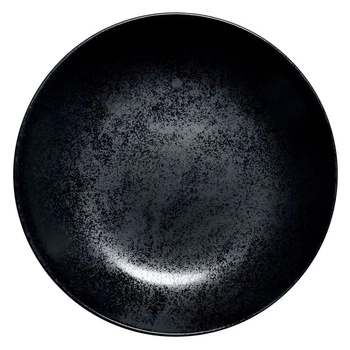 Talerz porcelanowy głęboki Coupe KARBON - śr. 23 cm | RAK PORCELAIN R-KRNNDP23-12