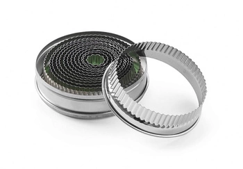 Forma do wycinania okrągła karbowana - zestaw 14 sztuk | HENDI 674413