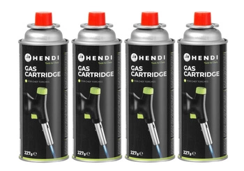 Wkład z gazem do palnika do creme brulee - 4 szt. | HENDI 199039