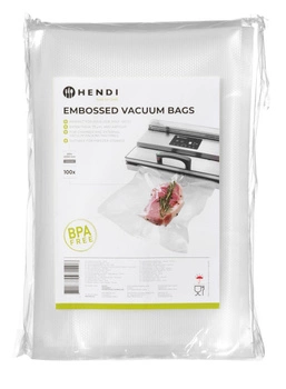 Worki do pakowarek listwowych moletowane 20x30 cm | HENDI 971406