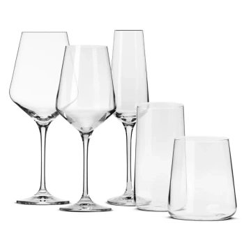 Zestaw kieliszków i szklanek z kolekcji Avant-Garde, 20 elementów | KROSNO FKP1584000001010