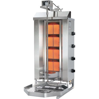 Gyros (kebab) gazowy, 4 pola grzewcze, do 70 kg | POTIS GD-4 (G20)