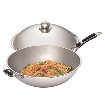 Patelnia WOK W360R z pokrywką | BARTSCHER 105981