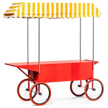 Wózek do maszyn do popcornu i waty cukrowej, podwójny | FORGAST FG09306