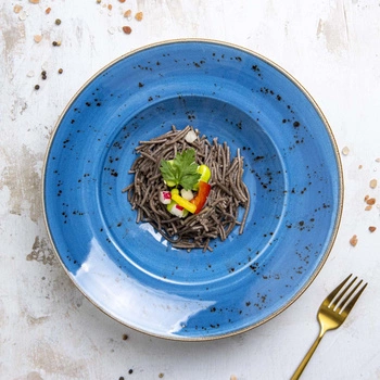 Talerz do pasty porcelanowy Iris śr. 27 cm | FINE DINE 778258