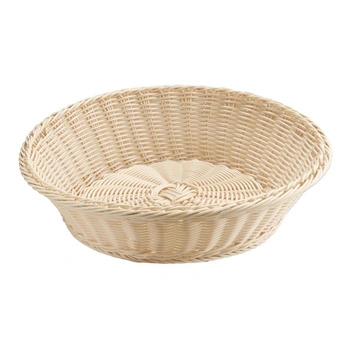 Koszyk na pieczywo z polropylenu, EKONOMIC, jasny beż, 39x10 cm | APS-40144
