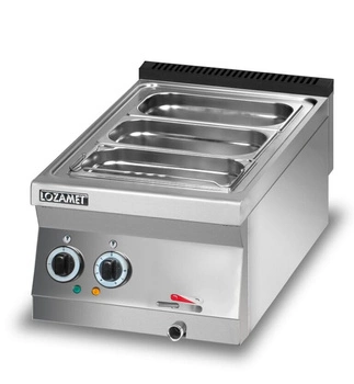 Bemar elektryczny stołowy, nastawny, GN 1/1, 230 V, 1.5 kW | LOZAMET L700.BE400