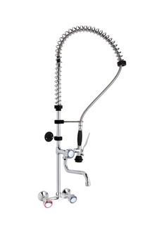 Bateria z prysznicem montowana do ściany | HENDI 810293