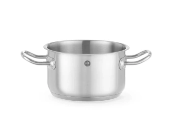 Garnek ze stali nierdzewnej średni Kitchen Line, poj. 1.9 l, średnica 16 cm, wysokość 9,5 cm | HENDI 837696