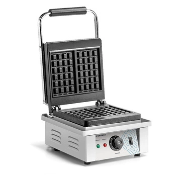 Gofrownica elektryczna, 2 gofry 10x17 cm, 2 kW, 230 V | FORGAST FG09703