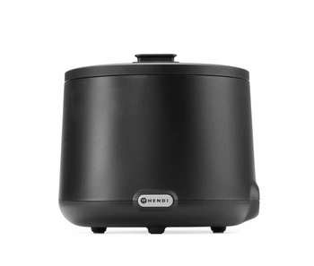 Kociołek do zup UNIQ 8 l czarny | HENDI 860526