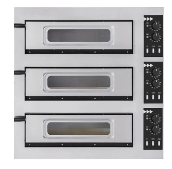 Piec do pizzy Basic 3-komorowy 3/50 GLASS AND LIGHT | PRISMAFOOD 201046