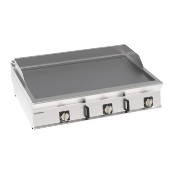 Płyta grillowa elektryczna, gładka, chromowana, szczotkowana, nastawna 120 cm, T-90 | TECNOINOX 3162534