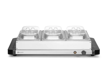 Podgrzewacz stołowy elektryczny,  220-240V/400W, 65.7x38.1x16.1 cm | HENDI 201749