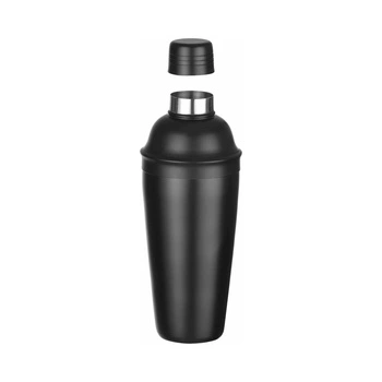 Shaker 3-częściowy Cobbler 0,8 l kolor czarny | BarUp 596432