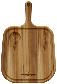 Deska do burgerów PROVENCE z rowkiem na sok, drewno tekowe | Tramontina 13548-351