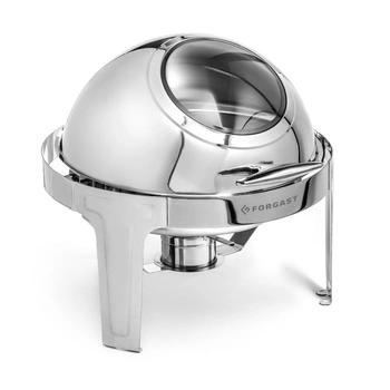 Podgrzewacz stołowy okrągły z wizjerem 6 l na paliwo | FORGAST FG03110V1