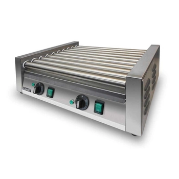 Grill rolkowy 2-strefowy - 10 rolek | LOZAMET GR2A10N