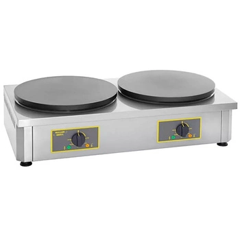 Naleśnikarka elektryczna podwójna, 2x40 cm, 2x3.6 kW, 230 V | ROLLER GRIL CDE 400