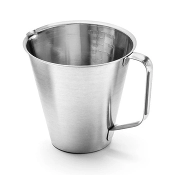 Dzbanek miarka ze stali nierdzewnej, 1 l, 13,5 cm średnicy | FORGAST FG11127