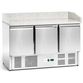 Stół chłodniczy 3-drzwiowy do pizzy 400 l | FORGAST FG07303