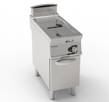 Frytownica gazowa jednokomorowa 17 l 16,5 kW z podstawą zamkniętą | TECNOINOX 313186