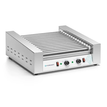 Rolkowy opiekacz do parówek, 14 rolek, 2.8 kW, 230 V | FORGAST FG09614