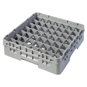 Kosz do szkła 49 przegródek - 50x50cm, szary | CAMBRO 49S318/151