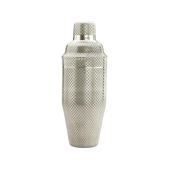 Shaker barmański 3-częściowy w stylu japońskim Diamond Lettice, stal nierdzewna, 700 ml | BARFLY M37205