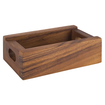 Skrzynka drewniana Table, akacja, 1 przedział 15x9,5x5 cm | APS 117276
