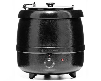 Kociołek elektryczny do zup 10 l, czarny | FORGAST FG03010